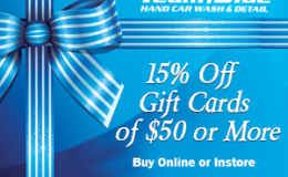 Team Blue 15% off Gift Cards of $50 or More